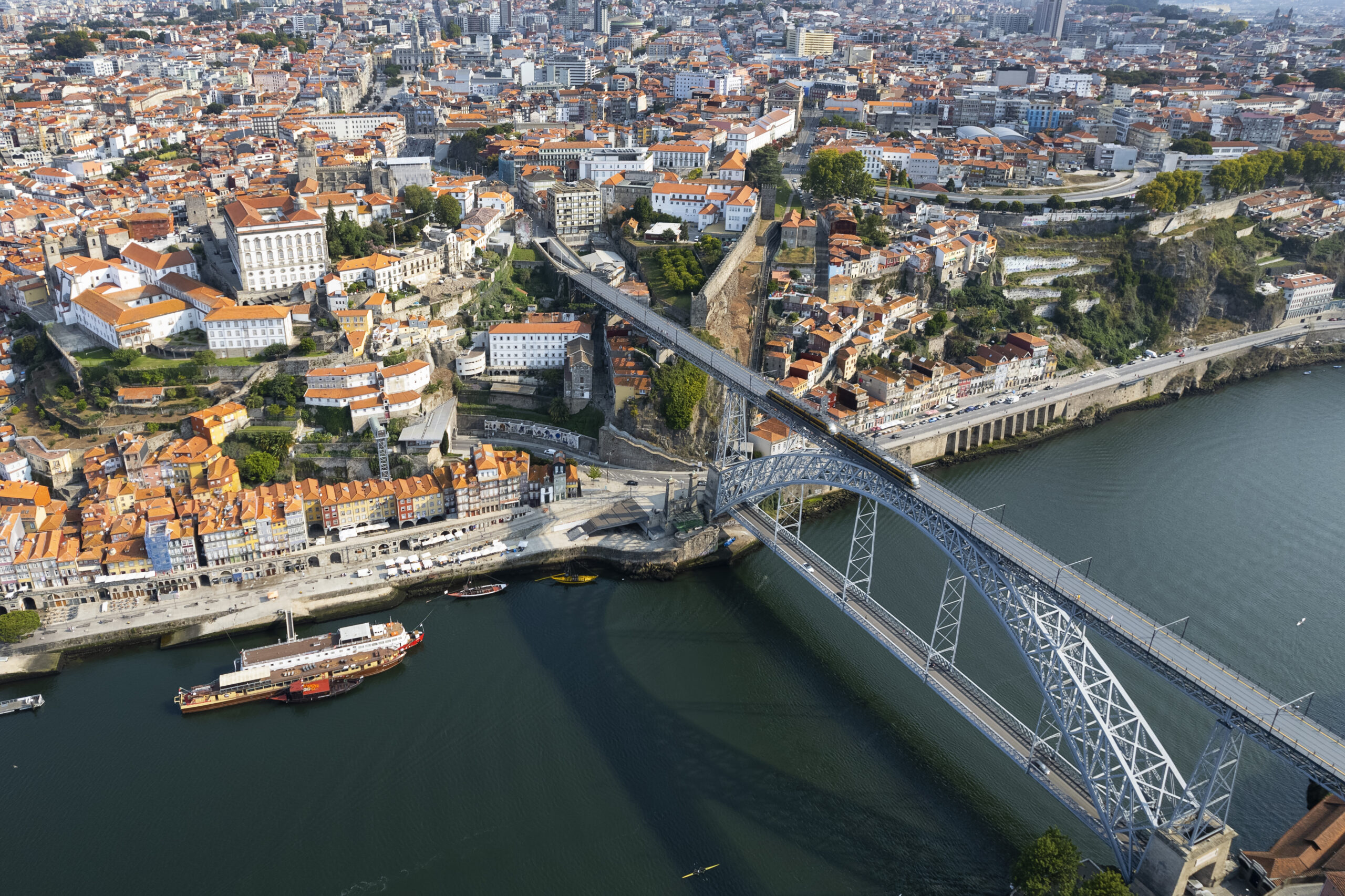 Aerian viw of Porto Aerian viw of Porto , Portugal, Europe